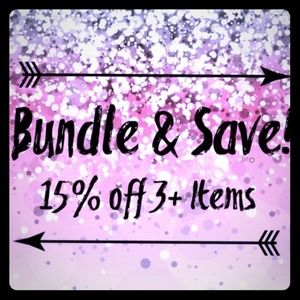 15% OFF 3 or more items!